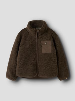 LIL ATELIER - 13255520 Nio Jacket - Dark Earthe