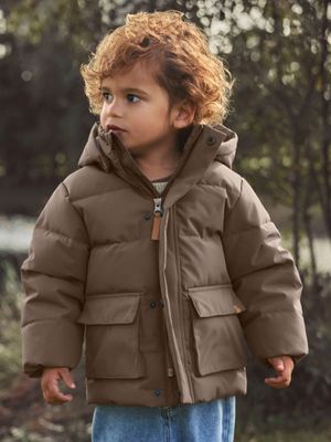 LIL ATELIER - 13255507 Dow Puf Jacket - Dark Earth