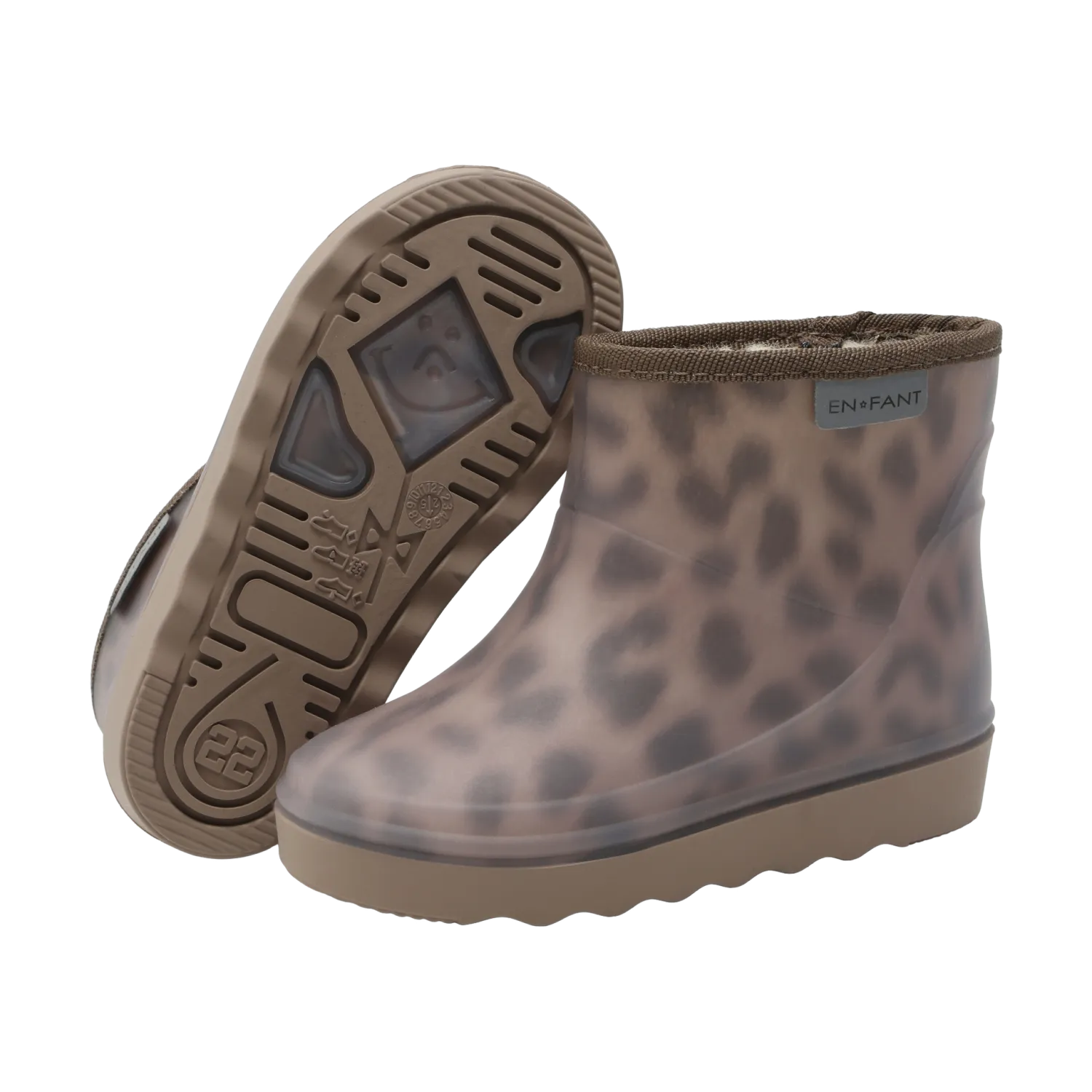 ENFANT - 250440 Thermo Boot Short - Leopard/Pine Bark