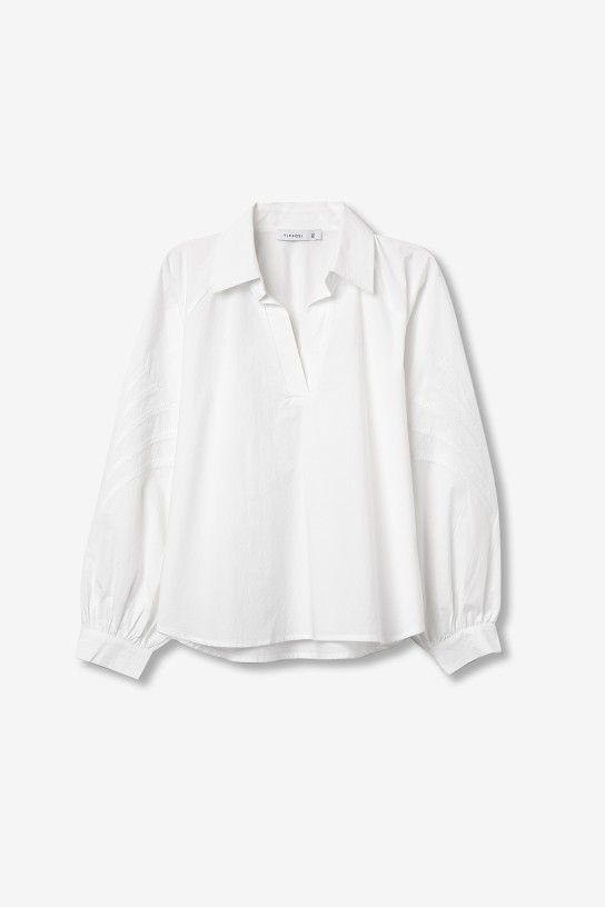 TIFFOSI - 10067054 Abrantes Blouse - White