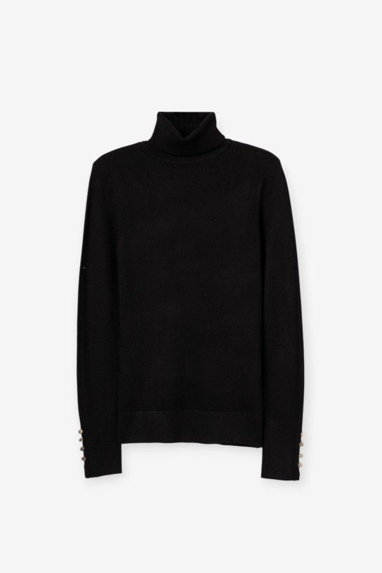 TIFFOSI - 10067375 Vega Col Knit - Black