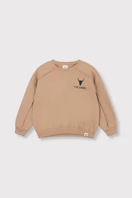 ALIX MINI - Pintuck Sweater - Sand