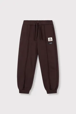 ALIX MINI - Pintuck Pants - Warm Brown