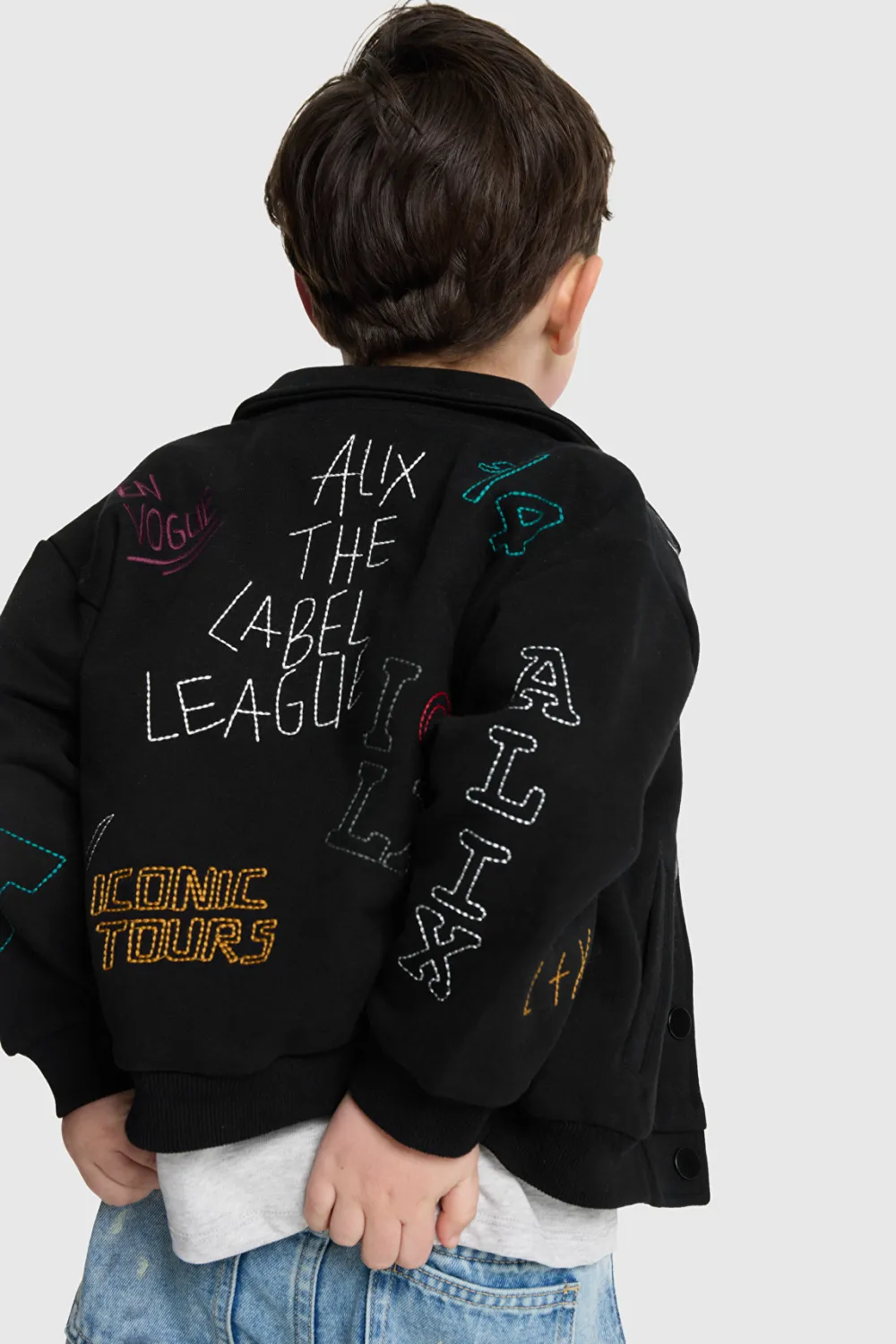 ALIX MINI - Patches Jacket - Black
