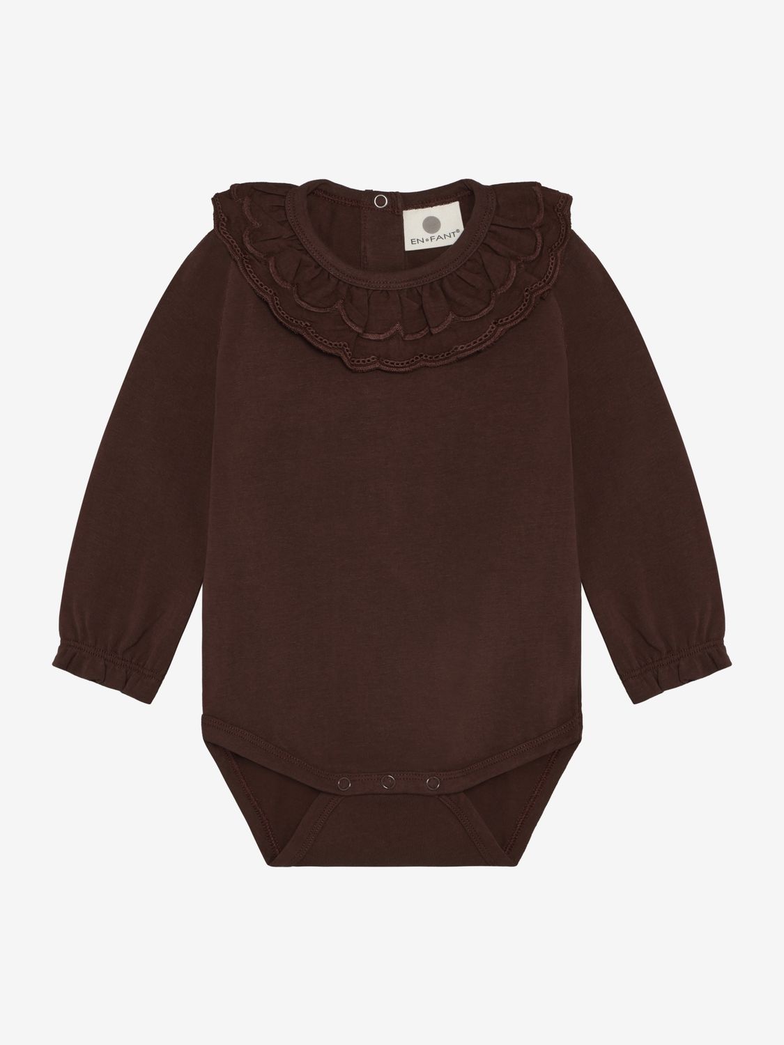 ENFANT - 210423 Body LS Collar - Mahogany