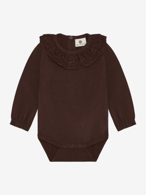 ENFANT - 210423 Body LS Collar - Mahogany