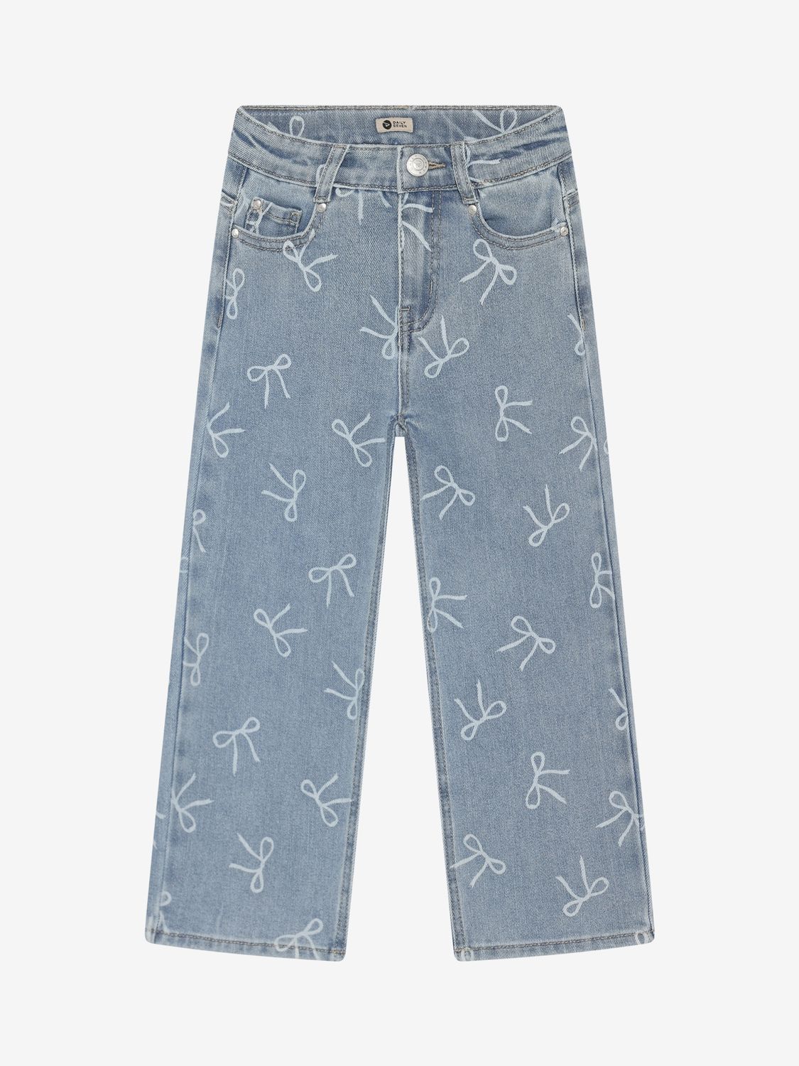 Daily7 - 930490 Denim Wide Bow - Blue