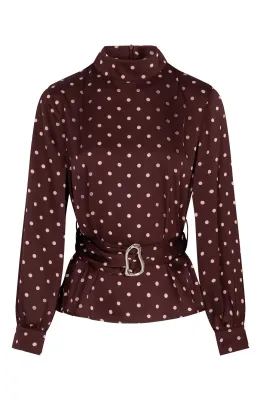 STUDIO AMAYA - Selya Blouse - Bordeaux