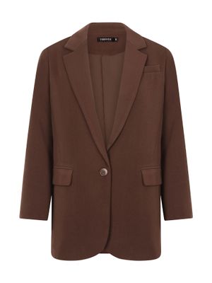 YDENCE - Blazer Maisie - Dark Brown