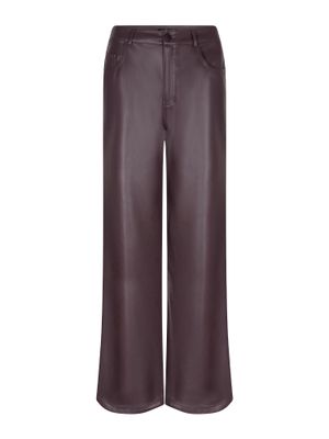 YDENCE - Pants Teagan - Aubergine