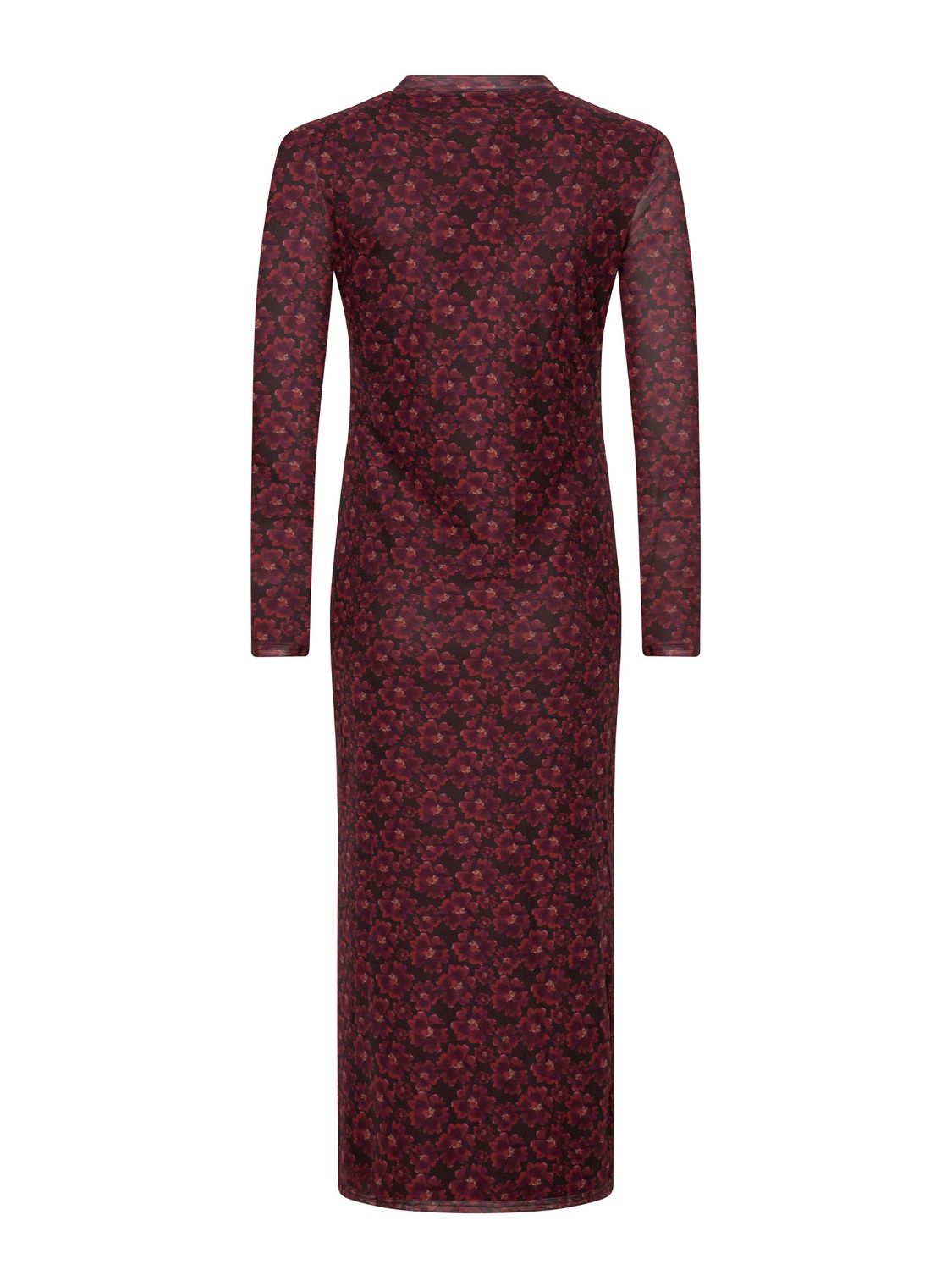 YDENCE - Dress Lauren - Burgundy Flower