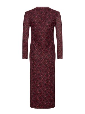 YDENCE - Dress Lauren - Burgundy Flower