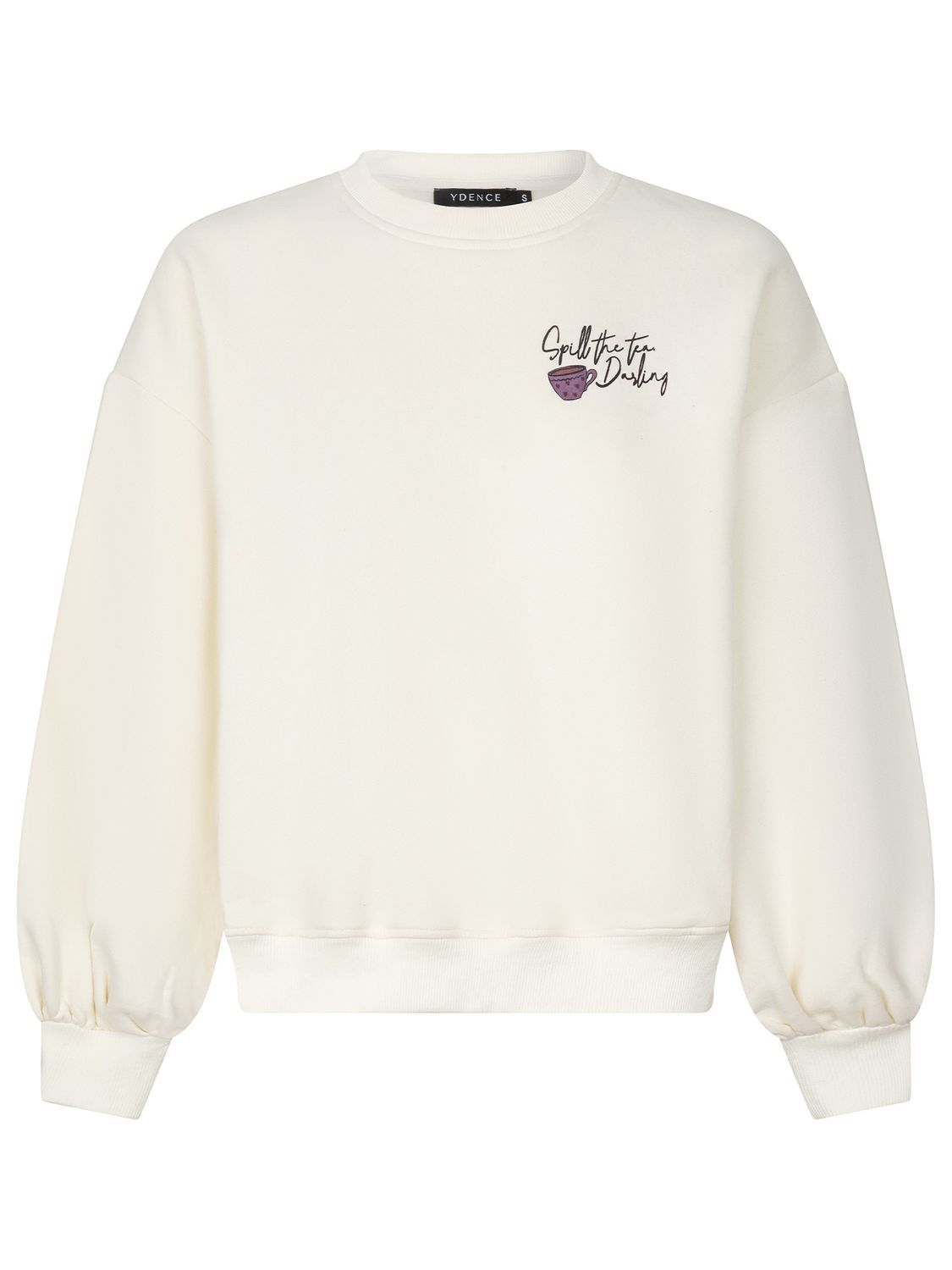 YDENCE - Sweater Spil The Tea - Ecru
