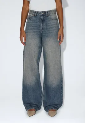 DR DENIM - Donna High Relaxed - Stream Mid Aged