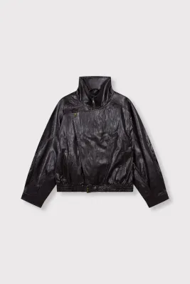 REFINED - Jacket With Buckle LEE - Choco Brown