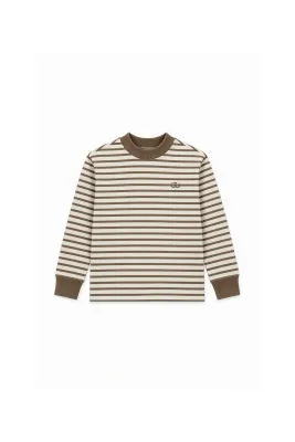 MR LOUTRE - 14-0511 Ivar Longsleeve - Dove-Choco