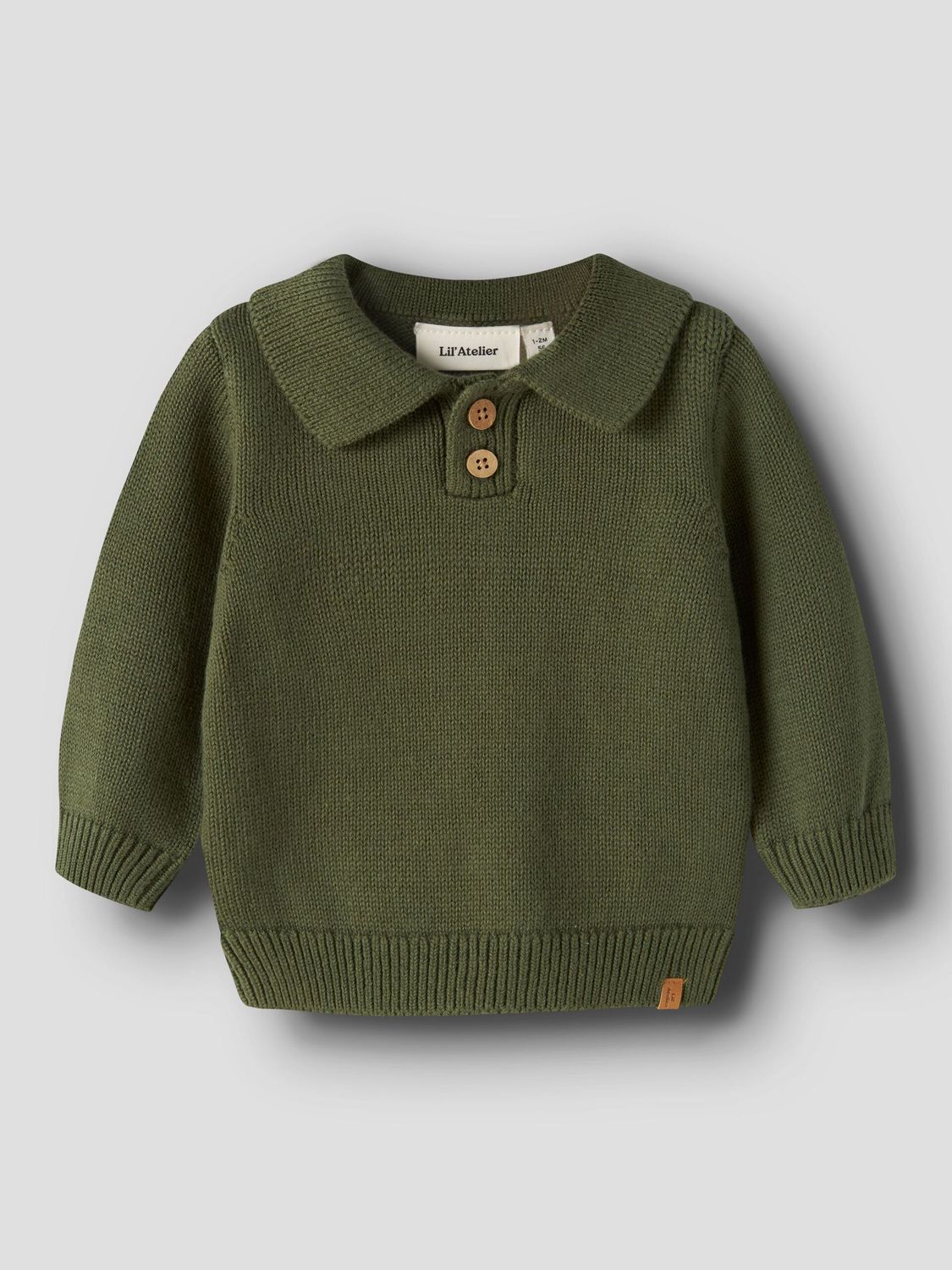LIL ATELIER - 13258902 Knit Polo - Cypress