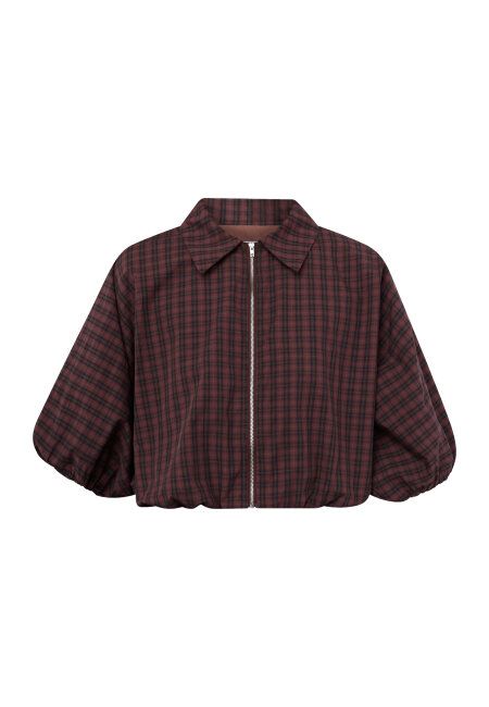 SISTERS POINT - 20297 Nelly Jacket - Berry Check