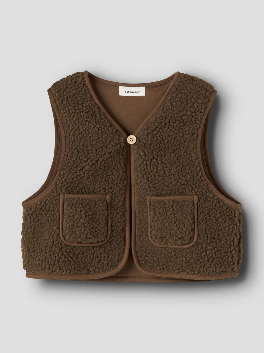 LIL ATELIER - 13234224 Jono Vest - Teak