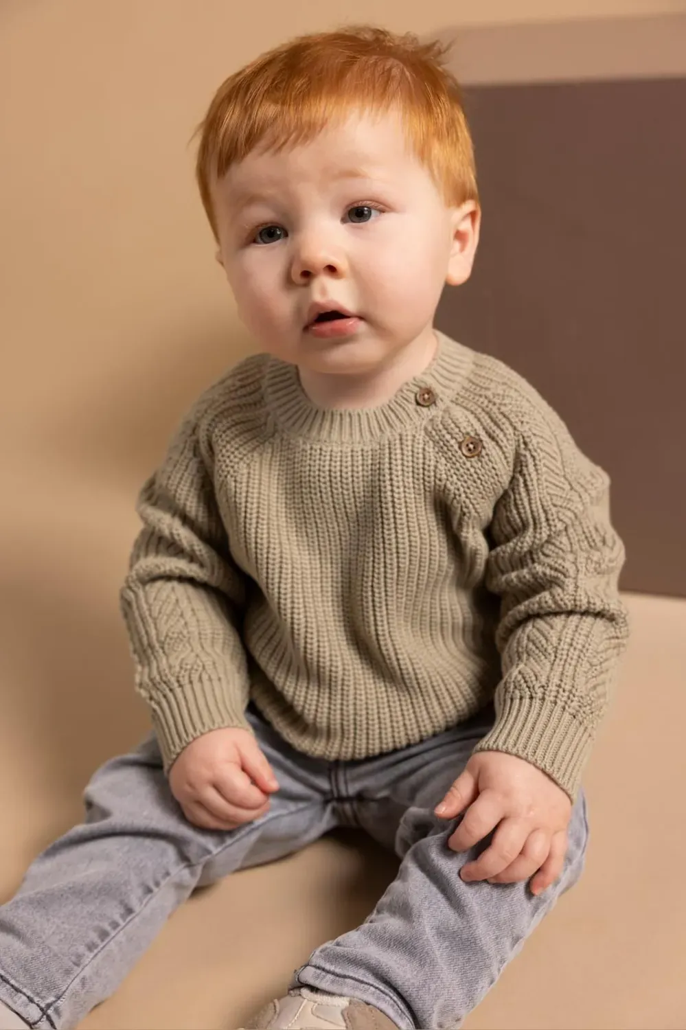 NOPPIES - 6170046 Pullover - Chincilla