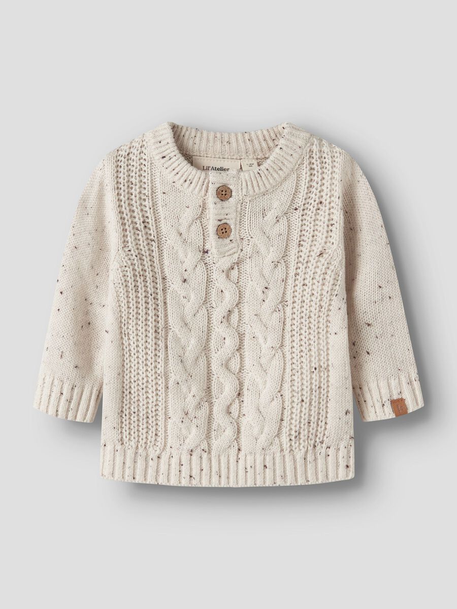 LIL ATELIER - 13258888 Galto Knit - Turtledove