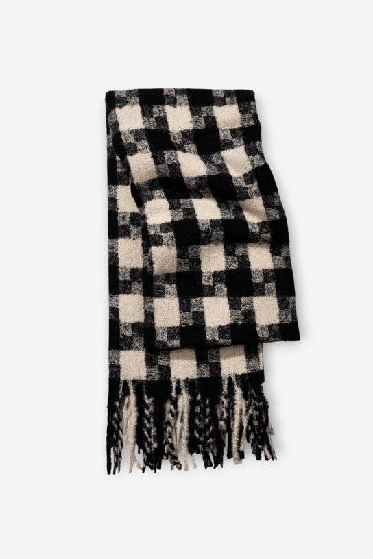 TIFFOSI - 10067652 Scarf - Black/Creme