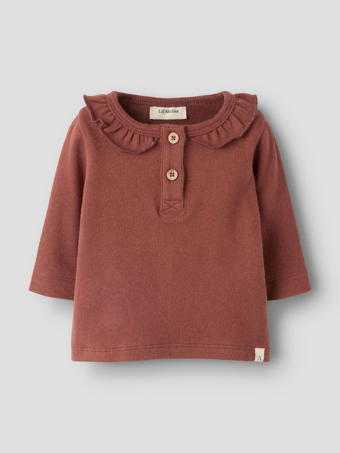 LIL ATELIER - 13237713 Slim Top - Mahogany