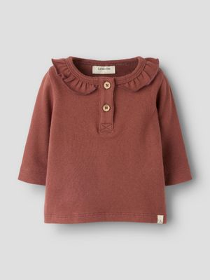 LIL ATELIER - 13237713 Slim Top - Mahogany