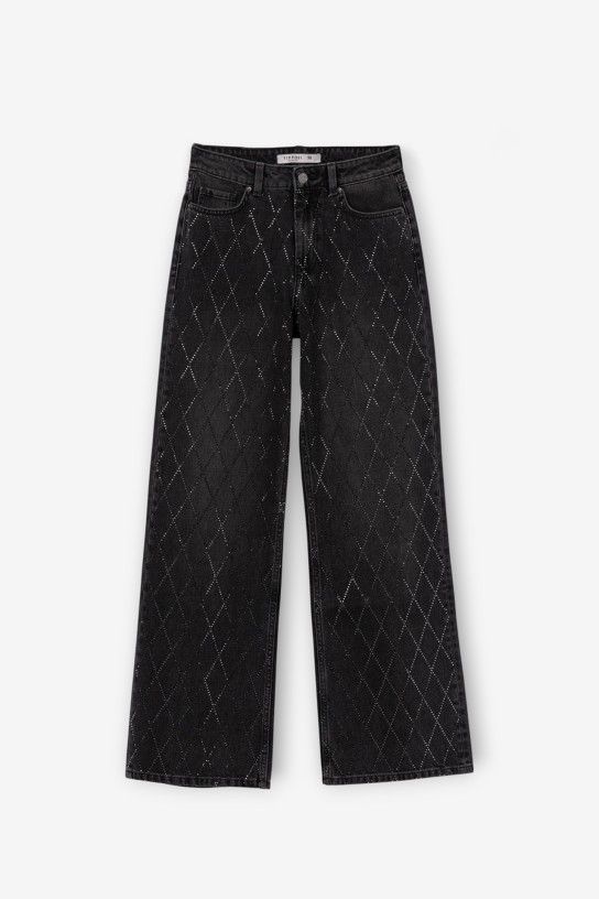 TIFFOSI - 10068674 Bonnye Sparkle Jeans - Black