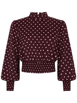 YDENCE - Top Tessa - Plum