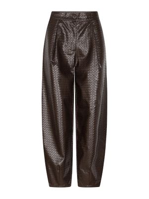YDENCE - Pants Tasha - Dark Brown