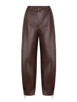 YDENCE - Pants Annemone - Red Brown