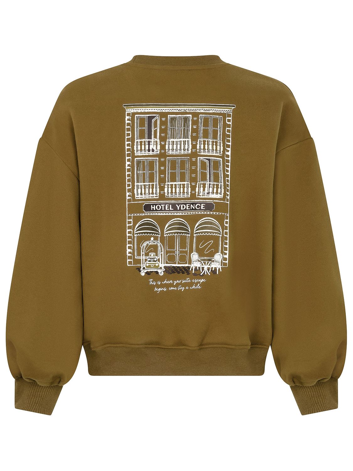 YDENCE - Sweater Hotel Ydence - Olive