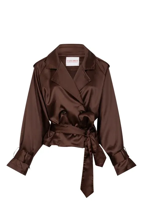 STUDIO AMAYA - Elisse Jacket - Brown