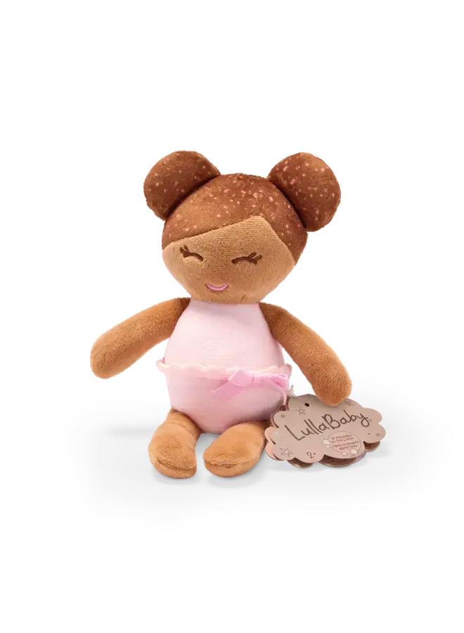 LULLABABY - Small Plush Bath Doll - Brown Hair