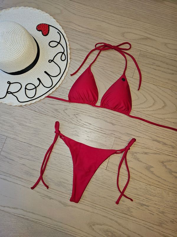 Bikini Tulipán Color Rojo talla M
