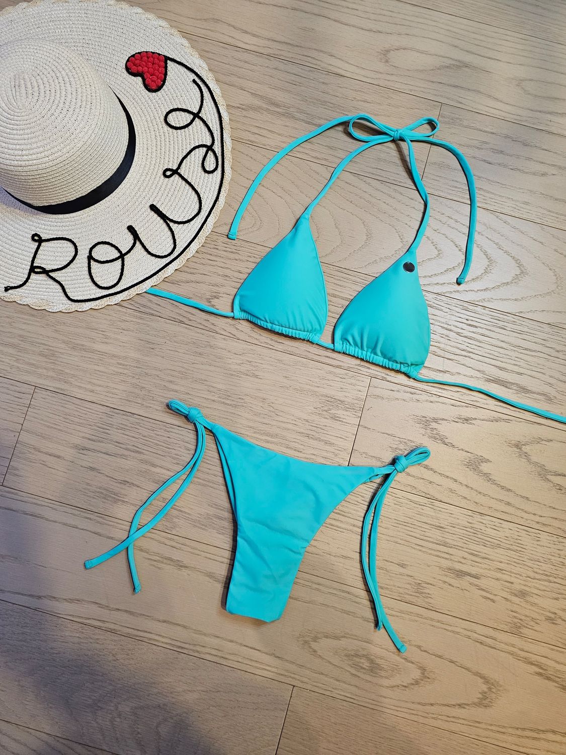 Bikini Gardenia Color Verde menta talla L