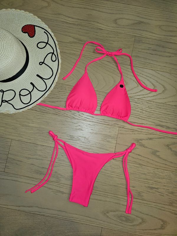 Bikini Gardenia Color Rosa Neón  talla S