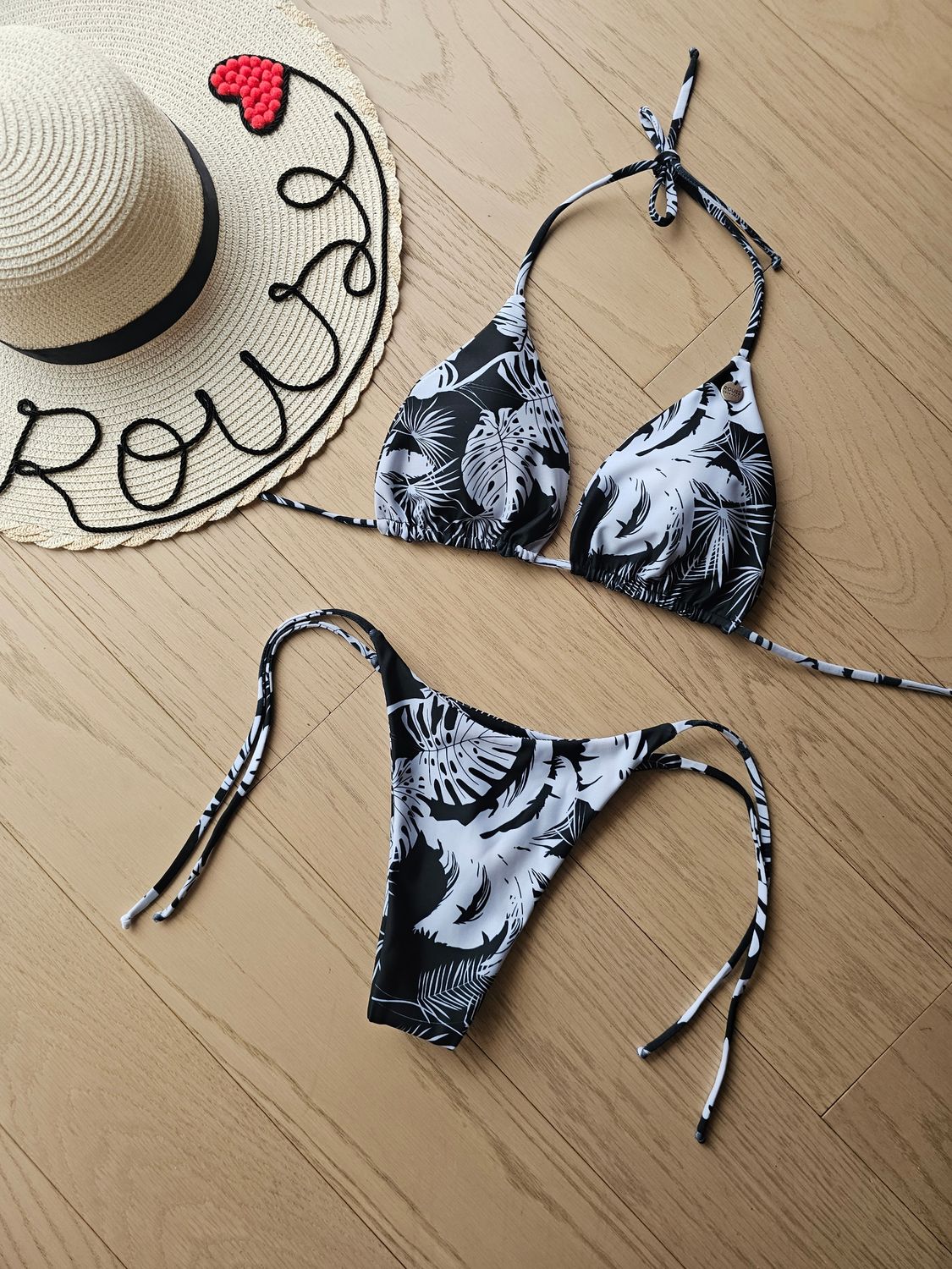 Bikini Tulipán estampado talla M
