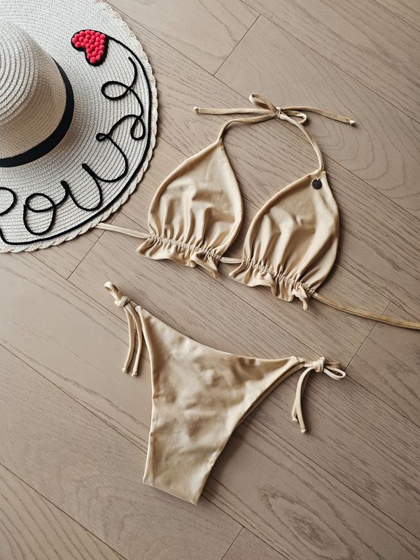 Bikini Gardenia, color Dorado talla L