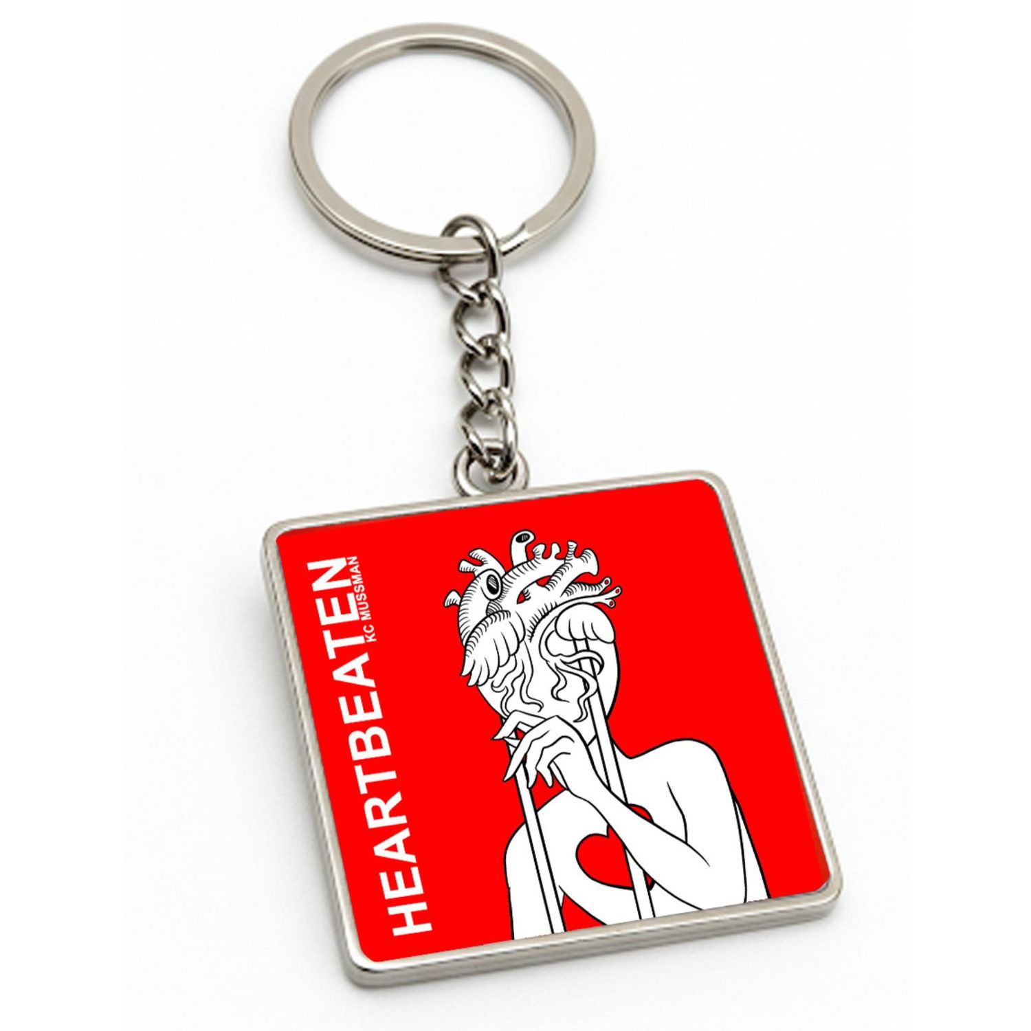 Heartbeaten Collection Art Keychain
