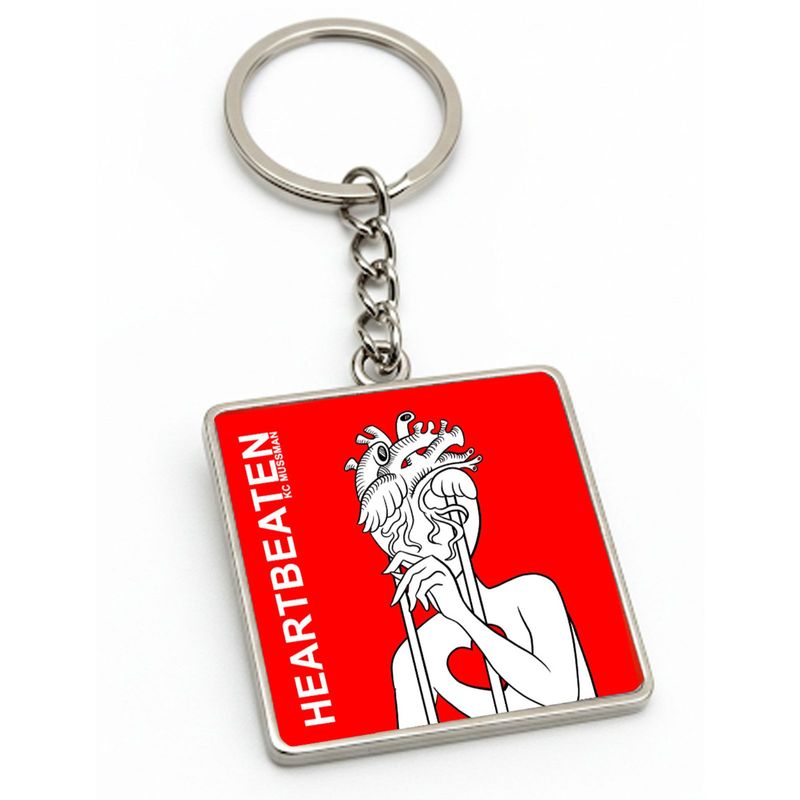 Heartbeaten Collection Art Keychain