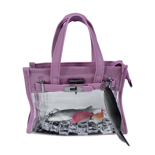 Repurposed Fish On Ice Purse