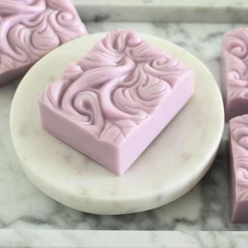 Lilac Swirl Soap bar