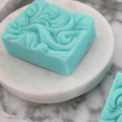 Teal Swirl Soap bar