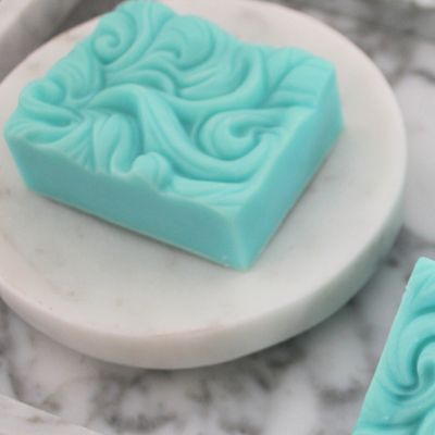 Teal Swirl Soap bar
