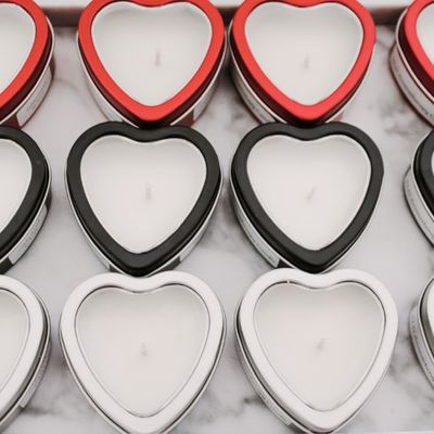 Mini Heart Tin Candle