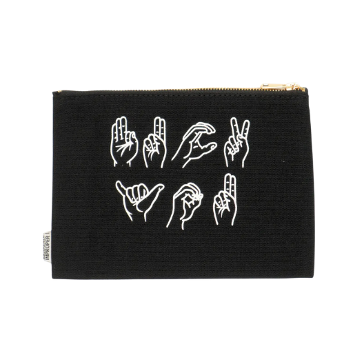 F You Sign Language Pouch F You Sign Language Pouch