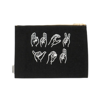 F You Sign Language Pouch