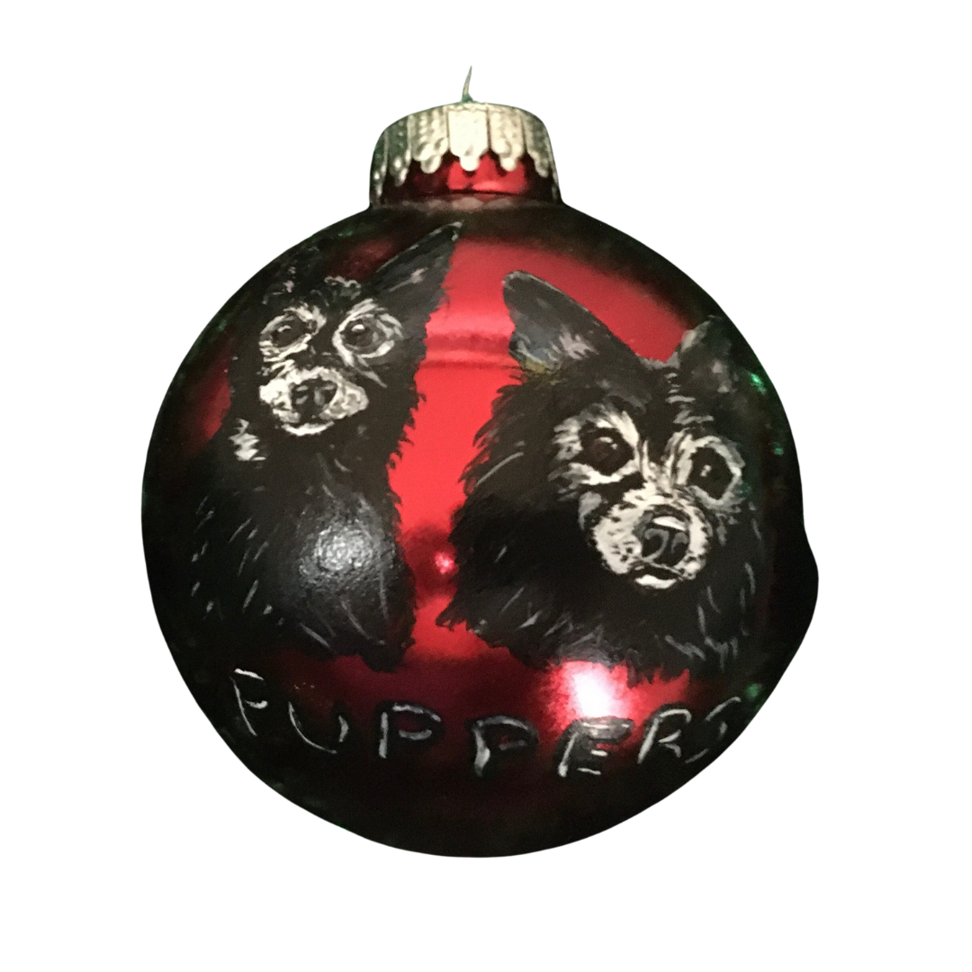 Ornaments – More Than One Pet / Side | Pet Portraits